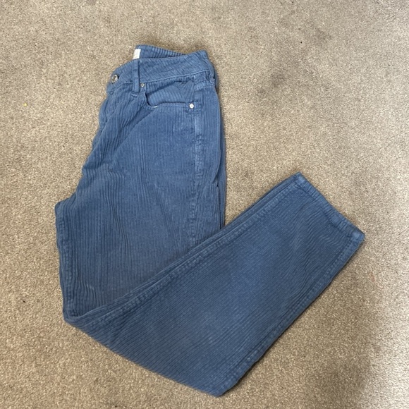 PacSun Denim - Pacsun Blue Corduroy High Rise Mom Jeans Size 25